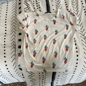 Short sleeve cactus tee